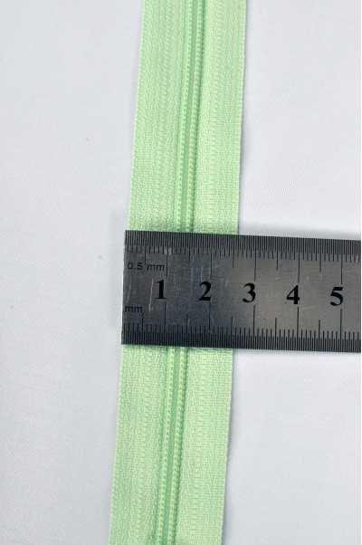 ZIP037 5號拉鏈  雙頭上下拉拉鏈款式  聚酯牙拉鏈   開尾拉鏈  不設單獨拉鍊訂購 側面照